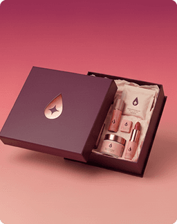 Gift box with cosmetic items